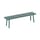 Panchina Fred's metallo verde / L 160 cm - 3 posti - Fatboy