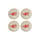 Set de 4 assiettes à mignardises Hadden / Ø 13 cm - Bloomingville