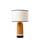 Tischleuchte Sicilia keramik gelb / H 50 cm - Maison Sarah Lavoine