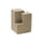 Table d'appoint Matrix / 33 x 33 x H 47 cm - Béton - Mogg