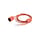Kit elettrico per lampada da tavolo Common tessuto rosso / Set di cavi in tessuto da 4 m, rosa, Presa E30 - Hay