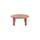 Table basse Undique Mas bois orange / Ø 85 x H 30 cm - Patricia Urquiola, 2023 - Kartell