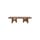 Table basse Flow bois marron / 150 x 60 cm - Ethnicraft