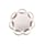 Applique Harna céramique blanc / Ø 43 cm - Serax
