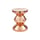 Tabouret Zig Zag Metal rose - Pols Potten