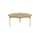 Table basse Vague by Uchronia / Ø 80 x H 43 cm - Chêne massif - TIPTOE
