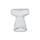 Table d'appoint Clara verre transparent / Ø 39 x H 44 cm - BROSTE COPENHAGEN