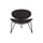 Fauteuil rembourré Semper cuir marron - AYTM
