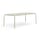 Tavolo rettangolare Toní Tablo metallo beige / 220 x 99 cm - Foro per Ombrellone - Fatboy