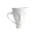 Mug Giuliette céramique blanc / Décor en relief - Jonathan Adler