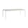 Tavolo rettangolare Palissade metallo grigio / 220 x 90 cm - Hay