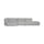 Canapé d'angle Soft Mags tissu gris / L 314 cm - Accoudoir gauche / Tissu Divina - Hay