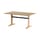 Table rectangulaire Post bois naturel / 160 x 95 cm - 6 places - TIPTOE