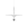 Suspension Kantarell LED métal blanc / Ø 60 cm - NEW WORKS