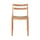 Sedia impilabile Boda legno naturale - Ferm Living