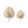 Set de 2 décorations murales Oumou / Feuilles palmier - 29 x 42 / 41 x 54 cm - Bloomingville