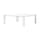 Table basse Invisible Low plastique transparent / 100 x 100 x H 31 cm - Kartell