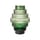 Vase Steps Large verre vert / Ø 35 x H 50 cm - soufflé bouche - POLSPOTTEN