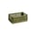 Panier Colour Crate plastique vert Small / 17 x 26,5 cm - Recyclé - Hay