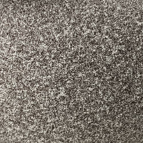Fauteuil pivotant Burra - Normann Copenhagen - Gris (tissu bouclé Zero 011) - Acier, Mousse PU, Tissu Kvadrat