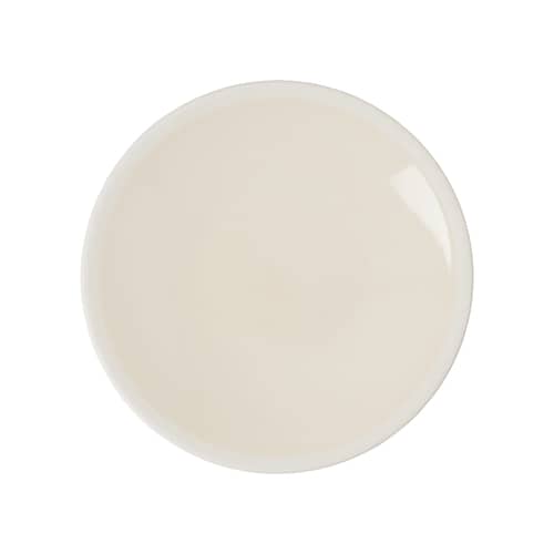 Piatto da dessert Sicilia ceramica bianco / Ø 20 cm - Realizzato a mano in Francia - Maison Sarah Lavoine - Ecrù - Gres smaltato
