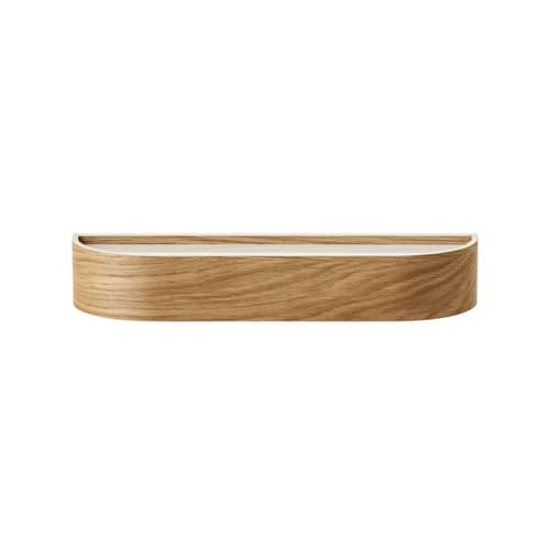 Regal Epoch holz natur / L 50 cm - Beidseitig verwendbar - Audo Copenhagen - Eiche natur / Beige - Eichenfurnier, Furnier