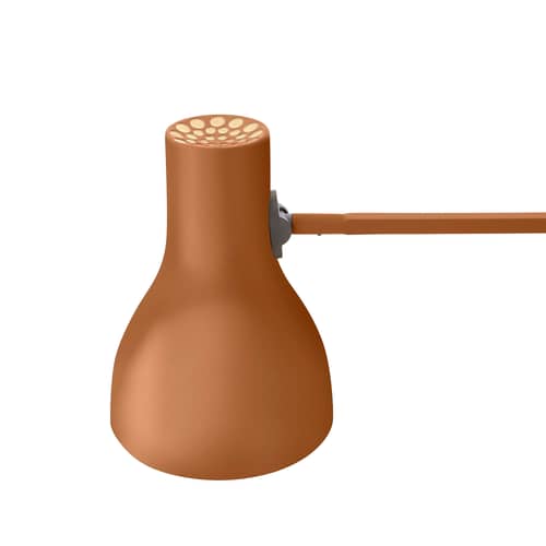 Type 75 Table lamp metal orange brown / By Margaret Howell / 1930\' reissue - Anglepoise - Siena - Aluminium, Cast iron, Steel