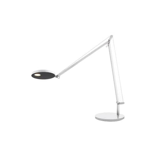 Tischleuchte Demetra LED metall weiß LED / mit Präsenzmelder - Artemide - Weiß - bemaltes Aluminium