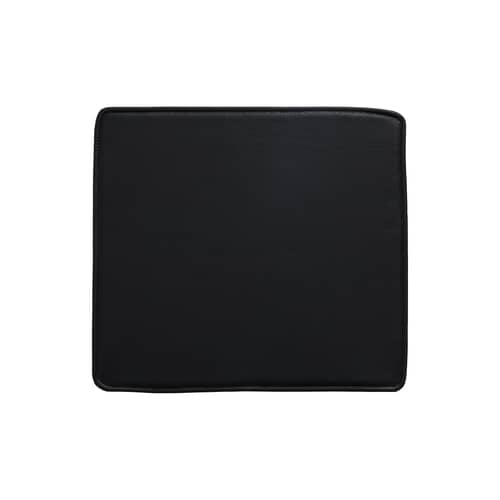 Accessorio  pelle nero / Cuscino seduta INDOOR per Sedia X-Line - Hay - Pelle nera - Pelle, Schiuma di poliuretano