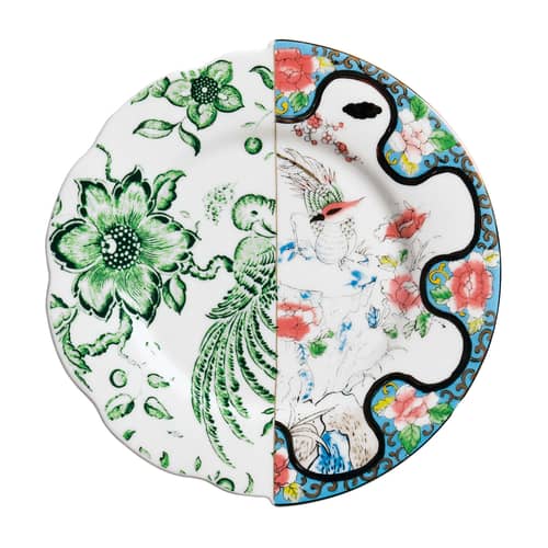 Assiette à dessert Hybrid Zoe céramique multicolore Ø 20 cm - Seletti - Zoe - Porcelaine