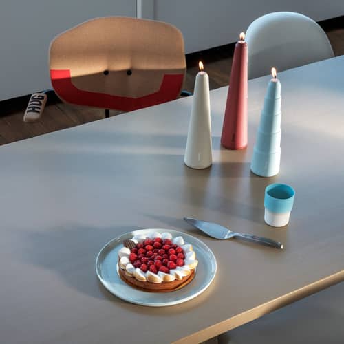 Set de 3 bougeoirs Spire métal multicolore Trio - Fatboy - Multicolore - Aluminium