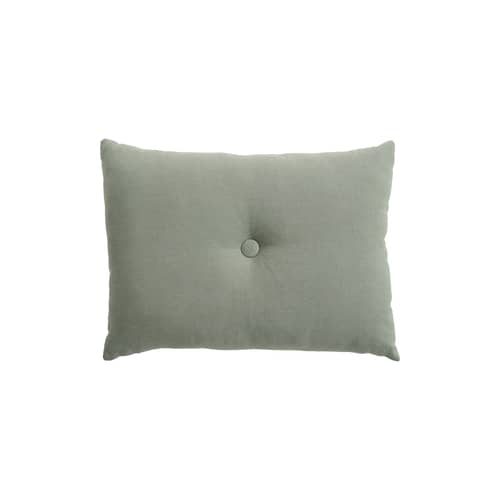 Coussin Dot Lin vert / 60 x 45 cm - Hay - Vert pin - Coton biologique, Lin