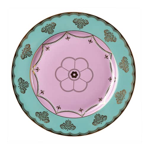 Grandpa Dessert plate ceramic multicoloured / Set of 4 - Porcelain - Pols Potten - Multicoloured - Enamelled china