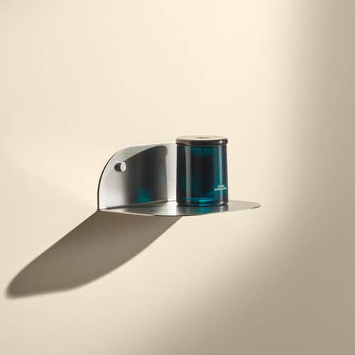 Étagère Tokyo Small métal argent / L 25 cm - Maison Sarah Lavoine - Inox brossé - Acier inoxydable brossé