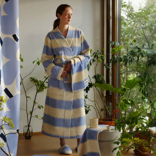 Galleria Hand towel textile blue / 30 x 50 cm - Marimekko - Galleria / Blue - Cotton
