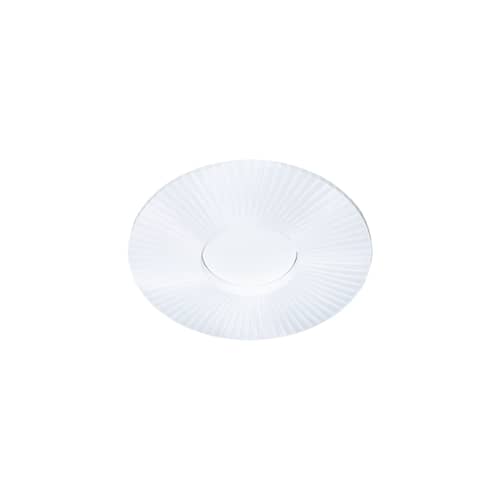 Applique Iris tessuto bianco / Plafoniera - LED - Ø 60 cm - Dix Heures Dix - Ø 60 cm / Tessuto Bianco - Alluminio, Tessuto acrilico plissettato