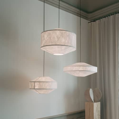 Kite Pendant paper white / Ø 55 cm - Tyvek - NEW WORKS - White - Steel, Tyvek