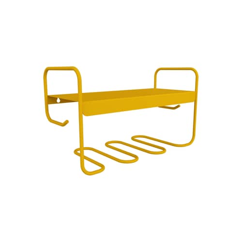 Picolino Wall shelf metal yellow / L 52 x H 30 cm - Fermob - Honey - Steel