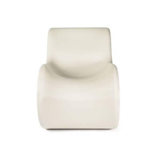 Fauteuil Éclair Chair beige - CRÈME ATELIER - Crème - PETG recyclé
