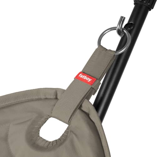 Hamac avec support Headdemock taupe / Polyester - Fatboy - Taupe - Acier, Mousse, Tissu polyester