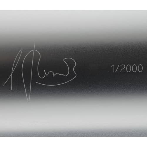 Lampadaire Ilio LED métal or argent / Edition limitée & signée 10ème anniversaire - Bluetooth - Artemide - Dégradé or / argent - Acier peint, Aluminium peint