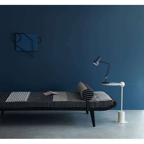 Tischleuchte 91 Mini Mini LED metall blau grau / LED - Netzanschluss oder USB - Anglepoise - Stahlblau - Aluminium, Gusseisen, Stahl