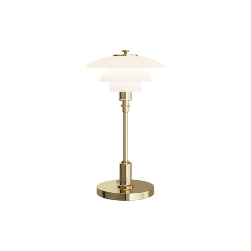 Lampada senza fili ricaricabile PH 1/1 metallo vetro oro / LED - Louis Poulsen - Ottone / Bianco - Ottone, Vetro soffiato a bocca