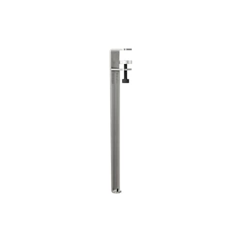 Pied Core avec fixation étau / H 43 cm / Pour créer table basse ou banc - TIPTOE - Inox brossé - Acier inoxydable brossé