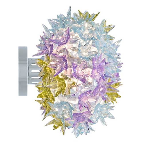 Lampada da parete Bloom materiale plastico viola / Plafoniera - Ø 28 cm - Kartell - Lavanda - policarbonato