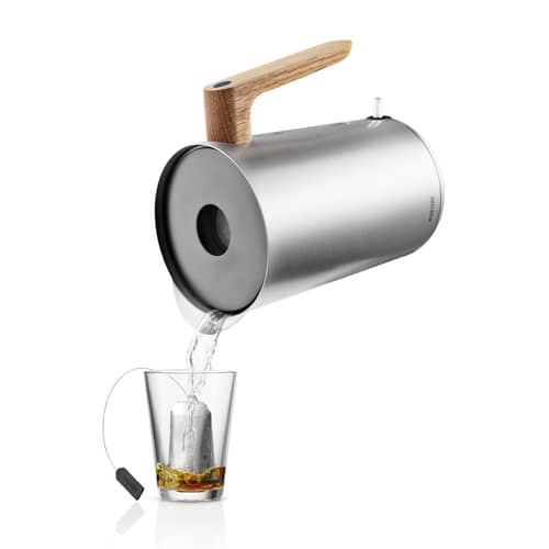 Bollitore elettrico Nordic Kitchen legno metallo legno naturale / 1,5 L - Acciaio & rovere - Eva Trio - Inox / Rovere - Acciaio inossidabile, Rovere