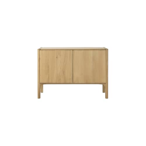 Buffet PI bois naturel / L 119 x H 83 cm - Ethnicraft - Chêne huilé - Chêne massif huilé