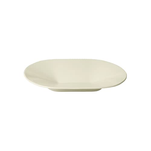 Centre de table Mere céramique blanc / Plat - 52 x 36 cm - Muuto - Blanc - Grès