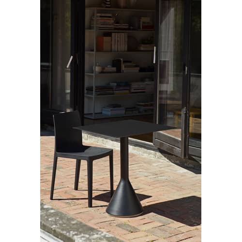 Chaise Elementaire plastique gris / Bouroullec, 2018 - Hay - Anthracite - Fibre de verre, Polypropylène