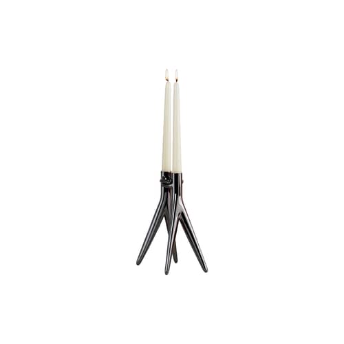 Chandelier Abbracciaio métal noir / Philippe Starck, 2012 - Kartell - Canon de fusil - Aluminium